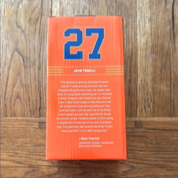 NY Islanders John Tonelli Legends 50 Blue and Orange Collectible - Picture 2 of 5